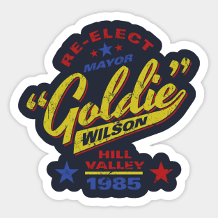 Re-elect Mayor Goldie Wilson Sticker